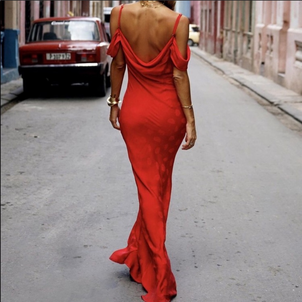 Red Rat & Boa Florentina Dress